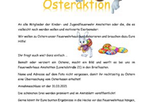 Osteraktion 2021 - Jugendfeuerwehr Amstetten