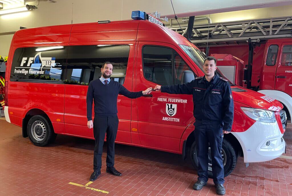 Feuerwehrfahrzeug MTW in Dienst gestellt