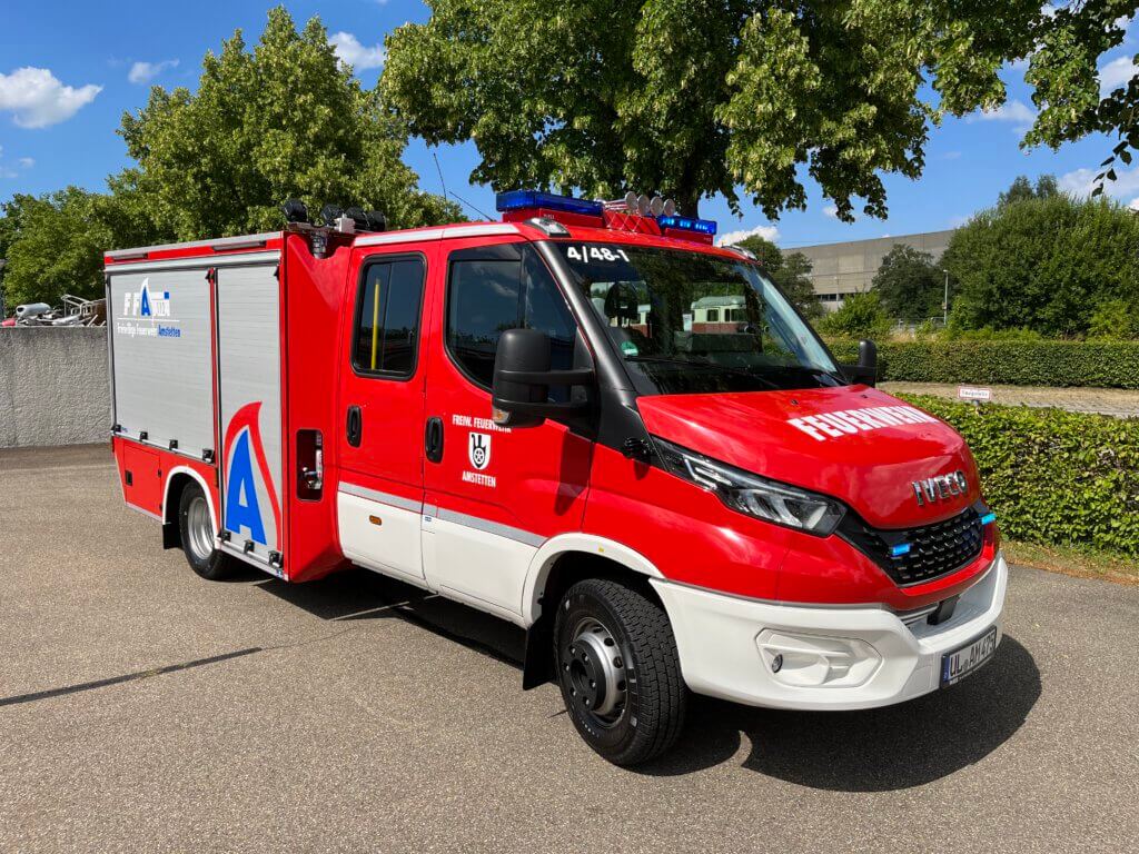 Neues Tragkraftspritzenfahrzeug-Wasser (TSF-W) für die Löschgruppe Reutti